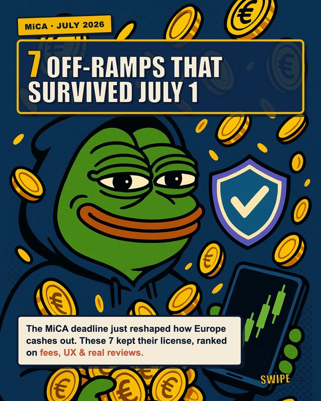 MiCA off-ramps carousel, cover
